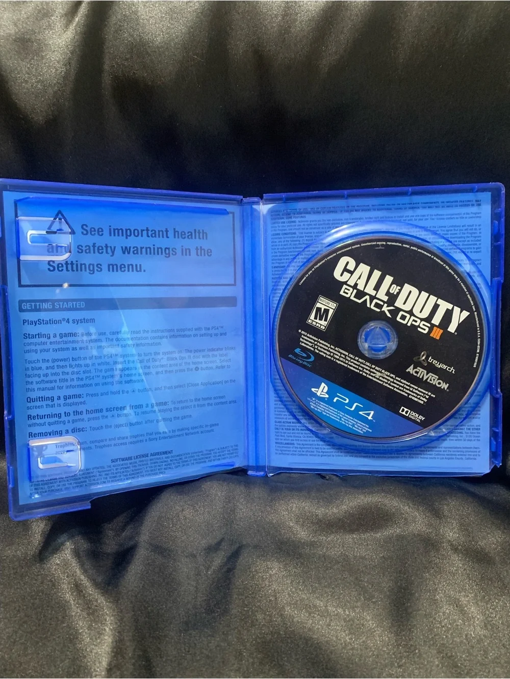 CALL OF DUTY Black Ops III PS4 Video Game Rated M EUC